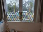 2 vintage glas in lood panelen voor vensterbank, Ophalen, Gebruikt, 80 tot 120 cm, Overige typen