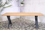 Sens-Line Hamilton tafel aluminium/teak 220x100, Ophalen, Nieuw, Rechthoekig, Hout