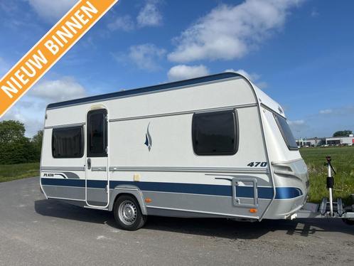 FENDT PLATIN 470 TF 2007 FRANS BED RONDZIT VOORTENT 11995,, Caravans en Kamperen, Caravans, Bedrijf, tot en met 4, 1000 - 1250 kg