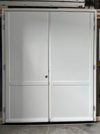EXCLUSIEVE HARDHOUTEN GARAGE / MAGAZIJN DEUREN, Doe-het-zelf en Verbouw, Kozijnen en Schuifpuien, Ophalen, Deurkozijn, Nieuw, 150 tot 225 cm
