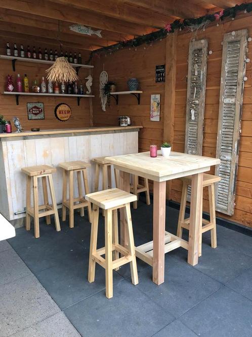 BarKrukken Statafels, Huis en Inrichting, Barkrukken, Nieuw, 90 cm of meer, Hout, Ophalen