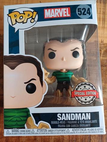 Funko Pop! Marvel: Spider-Man – Sandman Special Edition #524 beschikbaar voor biedingen