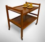 Deense vintage design trolley, Huis en Inrichting, Tafels | Bijzettafels, BRDR Furbo, Gebruikt, Scandinavisch design - Deens - Vintage