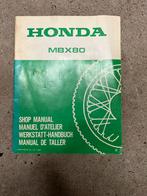 Honda MBX 80 werkplaats handboek service shop manual, Motoren, Handleidingen en Instructieboekjes