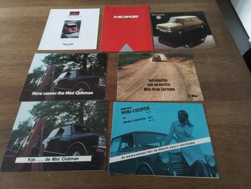 Folders Mini Cooper, Moke, Clubman, 1275 GT, Boeken, Auto's | Folders en Tijdschriften, Zo goed als nieuw, Overige merken, Ophalen of Verzenden