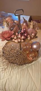 Etagiere kerst deco roze, Ophalen