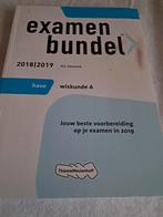Examenbundel Wiskunde A HAVO 2018/2019, Wiskunde A, HAVO, Ophalen of Verzenden, Zo goed als nieuw
