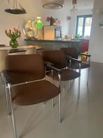 Vintage buisframe stoelen, Huis en Inrichting, Stoelen, Ophalen, Gebruikt