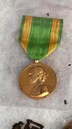 NED INDIE MEDAILLE GUSTEN RADEN 16jr 1934 Kon Begeer, Ophalen of Verzenden, Landmacht, Nederland, Embleem of Badge