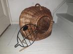mooie rieten kattenmand, Dieren en Toebehoren, Kattenmanden, Ophalen, Zo goed als nieuw, Riet