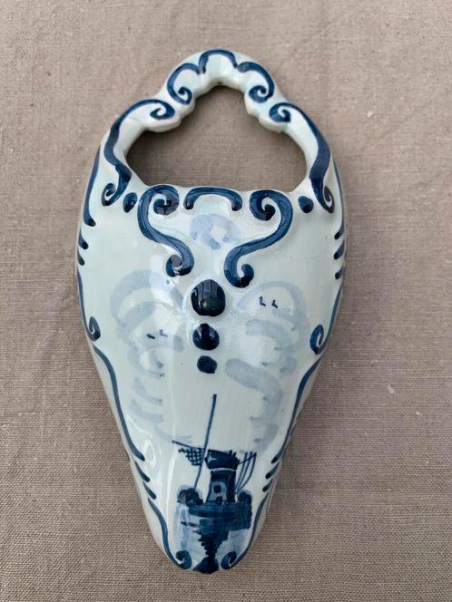 Delfts Blauwe Wandvaas Handbeschilderde molen, Antiek en Kunst, Antiek | Keramiek en Aardewerk, Ophalen of Verzenden