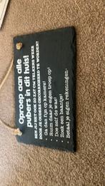 Nieuw Stenen tekstbordje  Pubers, Huis en Inrichting, Woonaccessoires | Tekstborden en Spreuken, Ophalen of Verzenden, Nieuw