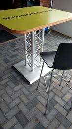 Aluminium vierkante statafel, Ophalen of Verzenden, Zo goed als nieuw