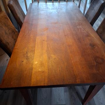 Teakhouten Eettafel met 2 Lades beschikbaar voor biedingen