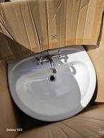 Wastafel met ceramische kraan sifonkap  duravit, Huis en Inrichting, Badkamer | Badkamermeubels, Zo goed als nieuw, Minder dan 100 cm