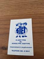 1947 SIED Typecursus Sticker - Vintage, Ophalen of Verzenden, Zo goed als nieuw, Niet van toepassing
