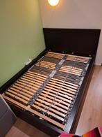 Malm IKEA bed 140x200 zwart, Huis en Inrichting, Ophalen, Gebruikt, Zwart, 140 cm