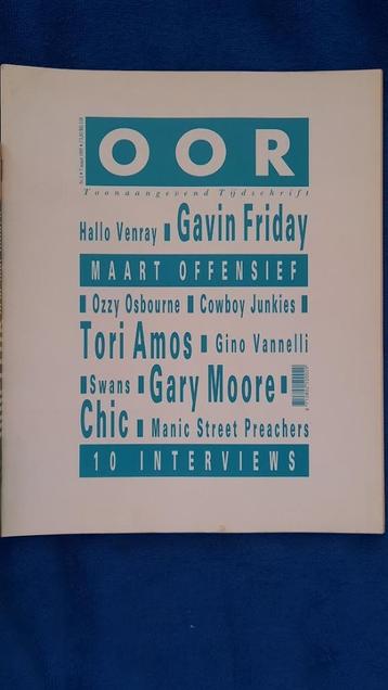 OOR 5-1992 Gavin Friday Chic Gary Moore Tori Amos Buffalo To beschikbaar voor biedingen