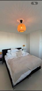 Tweepersoons boxspring, Huis en Inrichting, Slaapkamer | Boxsprings, Ophalen, Gebruikt, Zwart, Tweepersoons