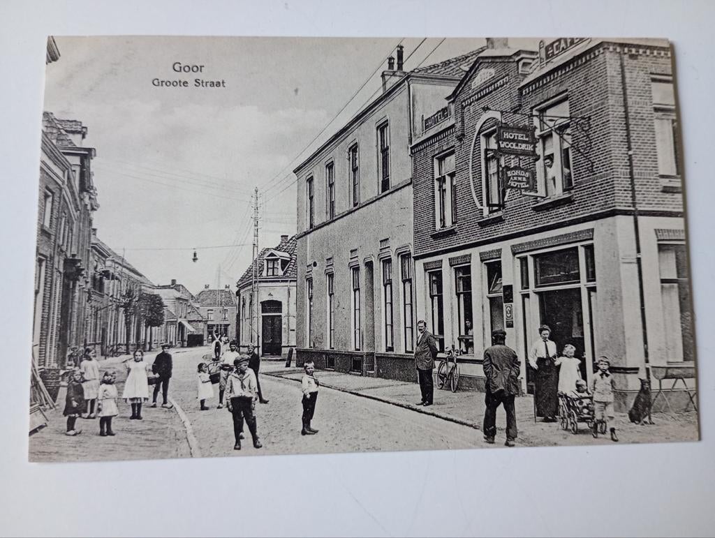 Goor Hotel Wooldrik, Verzamelen, Ansichtkaarten | Nederland, Ophalen of Verzenden, Voor 1920, Ongelopen, Overijssel