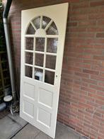 Opdekdeur, hard hout, 197x83cm, Doe-het-zelf en Verbouw, Deuren en Horren, Ophalen, Gebruikt, 80 tot 100 cm, Binnendeur