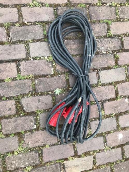 verleng kabel 380 volt +/- 20 meter 4 polig, Doe-het-zelf en Verbouw, Elektra en Kabels, Gebruikt, Kabel of Snoer, Ophalen of Verzenden