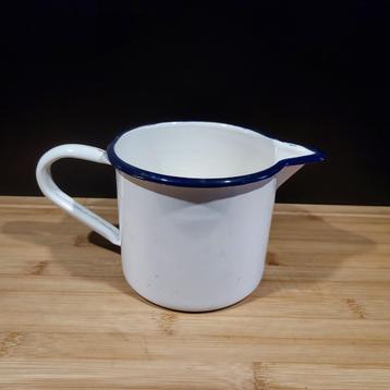 Emaille maatbeker wit 1 liter NO 789 beschikbaar voor biedingen