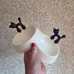 Set van 2 Miaou voerbak Koziol., Dieren en Toebehoren, Kattenvoerbakken en Drinkbakken, Ophalen of Verzenden, Zo goed als nieuw