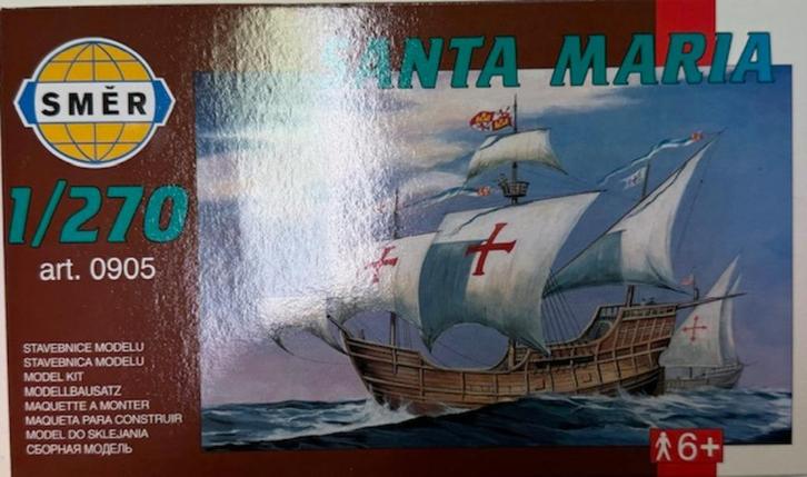 Coelianmodels, Smer 0905, Santa Maria, 1/270, €5,99, Hobby en Vrije tijd, Modelbouw | Boten en Schepen, Nieuw, 1:200 of kleiner
