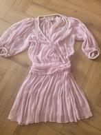 Prachtige zijden jurk van Diane von Furstenberg, maat 2=S, Kleding | Dames, Jurken, Ophalen of Verzenden, Roze, Maat 36 (S), Gedragen
