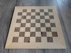 Schaakbord hardhout 410x410mm, Een of twee spelers, Ophalen of Verzenden, Zo goed als nieuw