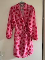 Wikkeljurk met print roze maat L, Kleding | Dames, Ophalen of Verzenden, Nieuw, Maat 42/44 (L), Roze