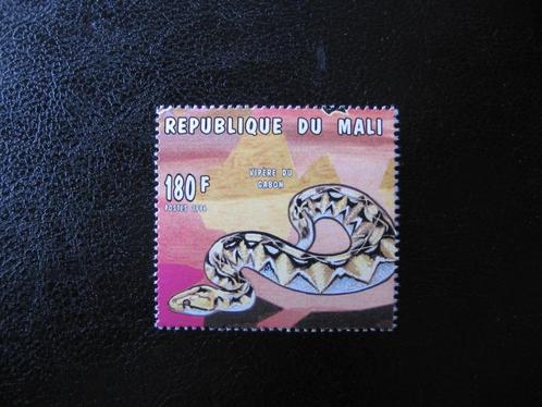 MALI 5 - Dieren: reptielen (gabonadder), Postzegels en Munten, Postzegels | Thematische zegels, Postfris, Dier of Natuur, Ophalen of Verzenden
