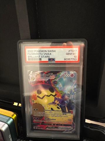 Mimikyu tg17 VMAX PSA 10 - Brilliant Stars beschikbaar voor biedingen