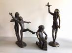 Astrid Veldhuyzen koppen bronzen beeld sculptuur brons kunst, Ophalen of Verzenden, Zo goed als nieuw, Mens