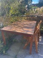 Houten tuintafel te koop, Ophalen, Gebruikt, Rechthoekig, Hout