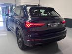 Audi Q3 35 TFSI Advanced AutomaatPano/360Camera/ACC, Auto's, Audi, Zwart, 4 cilinders, 150 pk, Blauw