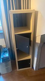 Kallax/expedit 4 vaks met twee deur inzetten IKEA, Huis en Inrichting, Kasten | Boekenkasten, Ophalen, 50 tot 100 cm, Zo goed als nieuw