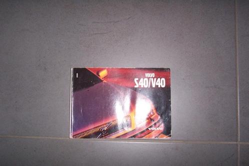 Gebruikershandleiding VOLVO S40/V40   1995/2004, Auto diversen, Handleidingen en Instructieboekjes, Ophalen of Verzenden