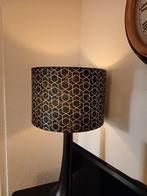 Lampenkap kap zwart goud, Ophalen, Zo goed als nieuw, Zwart, Rond