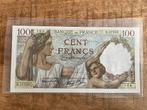 100 Cent Francs - Banque de France, Frankrijk, Los biljet, Ophalen of Verzenden