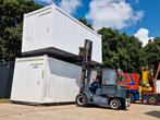 Hyster H80E 4 tons heftruck breed vorkenbord en lange lepels, Gebruikt, Ophalen of Verzenden