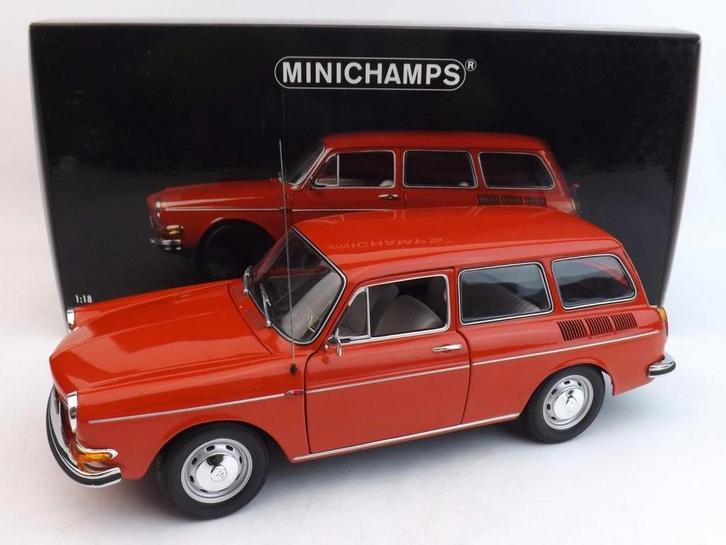Minichamps VW 1600L Variant 1970 - 1/18, Hobby en Vrije tijd, Modelauto's | 1:18, Nieuw, Auto, MiniChamps, Ophalen of Verzenden