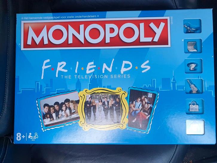 Monopoly Friends - The Television Series, Hobby en Vrije tijd, Gezelschapsspellen | Bordspellen, Zo goed als nieuw, Drie of vier spelers