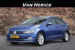 Volkswagen Polo 1.0 TSI Highline 5 deurs | LM Velgen | Adapt, Voorwielaandrijving, Stof, Gebruikt, Blauw