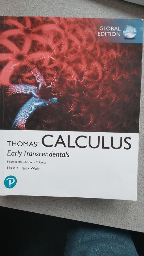 Thomas' CALCULUS SI units Pearson, Boeken, Studieboeken en Cursussen, Zo goed als nieuw, WO, Beta, Ophalen of Verzenden