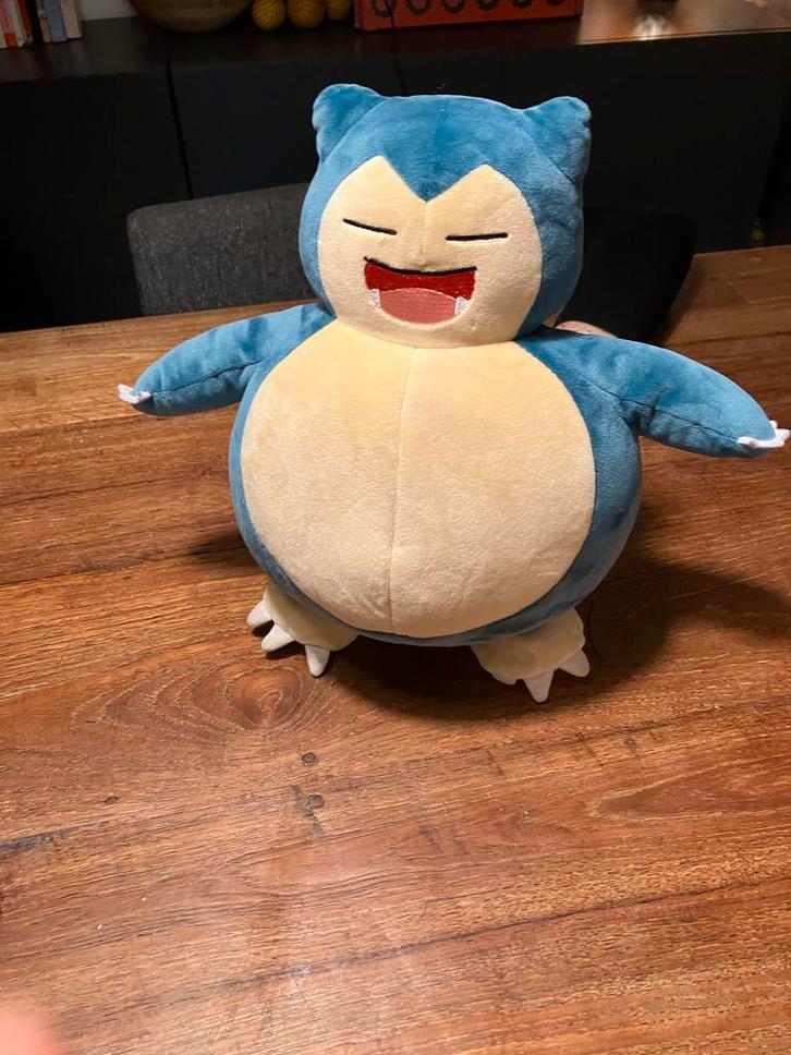 Pokemon Snorlax Knuffel, Kinderen en Baby's, Speelgoed | Knuffels en Pluche, Zo goed als nieuw, Overige typen, Ophalen of Verzenden
