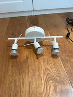 Plafont lamp met 3 spots, Huis en Inrichting, Lampen | Spots, Ophalen of Verzenden, Zo goed als nieuw, Metaal of Aluminium