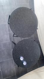 Mooie ronde bijzettafel, 45 tot 60 cm, Minder dan 55 cm, Gebruikt, Metaal of Aluminium