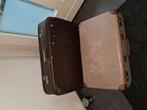 2 vintage brocante reiskoffers, Ophalen, Hard kunststof